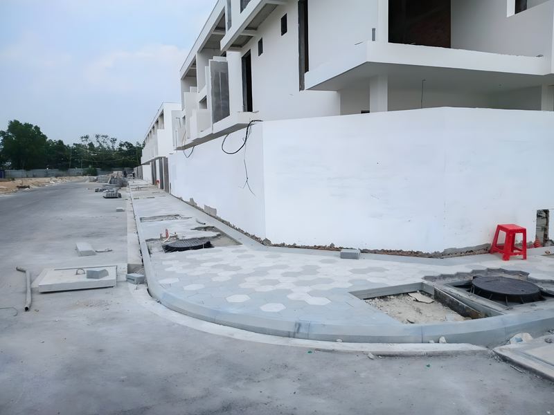 Kerbs & landscaping